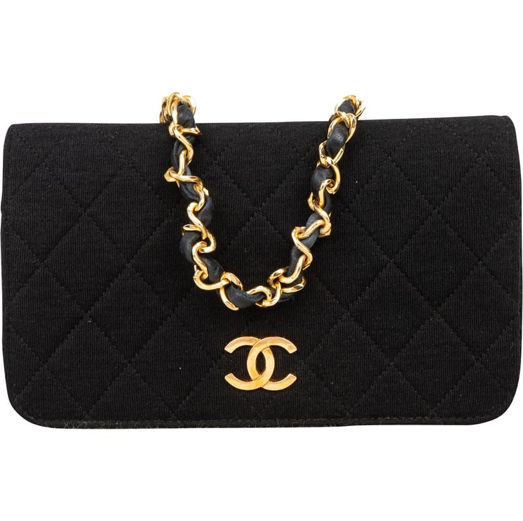 Chanel Chanel Quilted Cotton 24K Gold Single Flap Mini Shoulder Bag