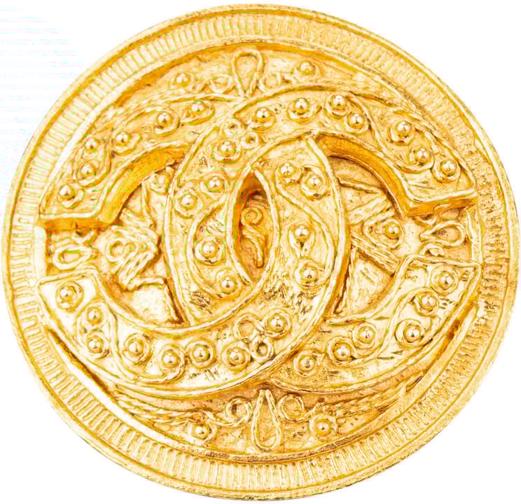 Chanel Chanel Golden Coco Mark Brooch