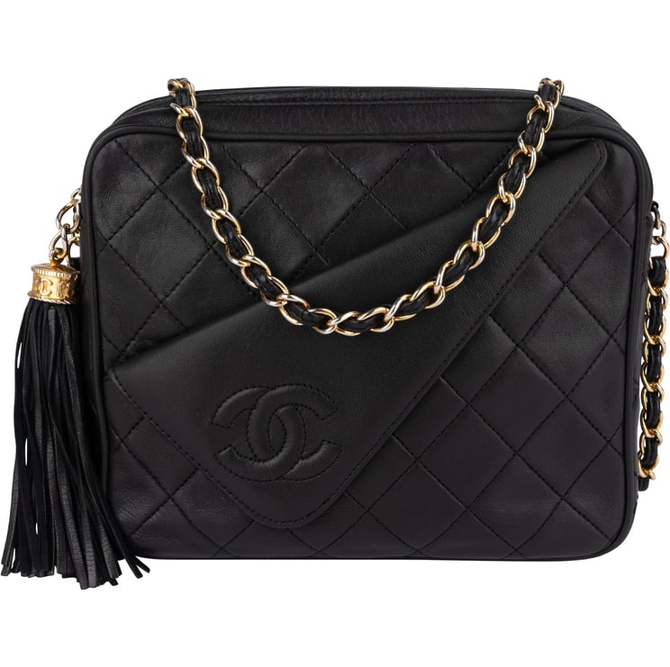 Chanel Chanel Quilted Lambskin CC Camera Crossbody Bag