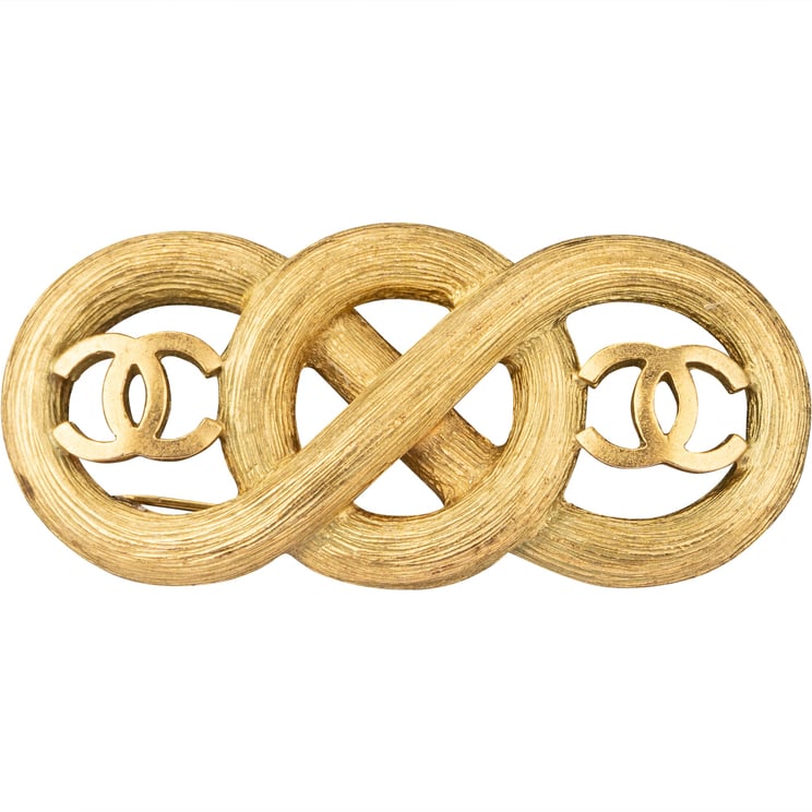 Chanel Chanel Golden Infinity Brooch