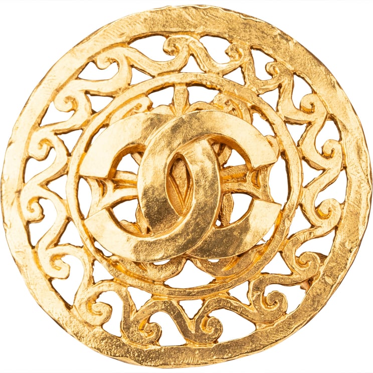 Chanel Chanel Golden Tendril Brooch