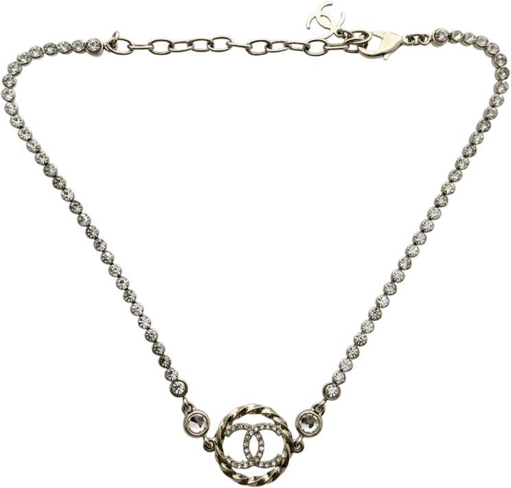 Chanel Chanel CC Choker Necklace Gold