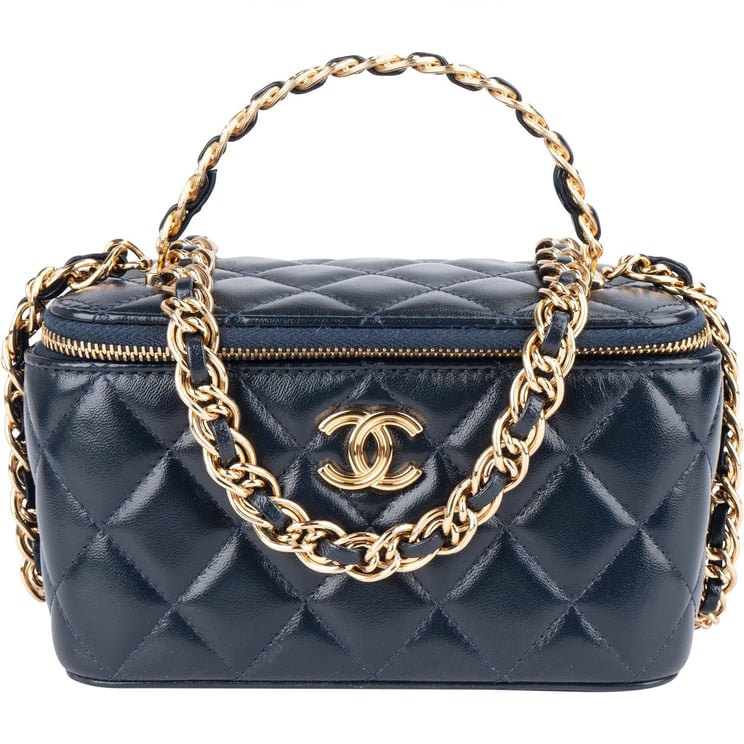 Chanel Chanel Quilted Lambskin Vanity CC Crossbody Bag