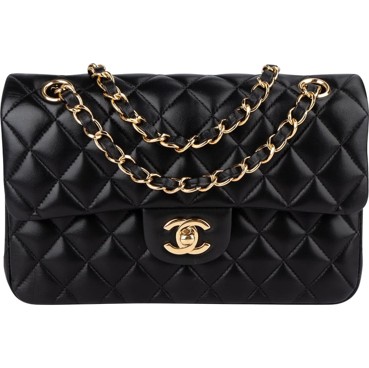 Chanel Chanel Quilted Lambskin Small Double Flap Shoulder Bag