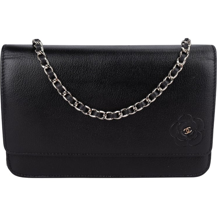 Chanel Chanel Chic Leather Camellia Wallet On Chain Crossbody Bag