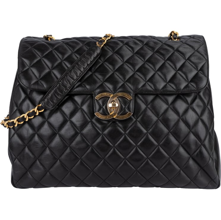 Chanel Chanel Quilted Lambskin CC Single Flap Crossbody Bag
