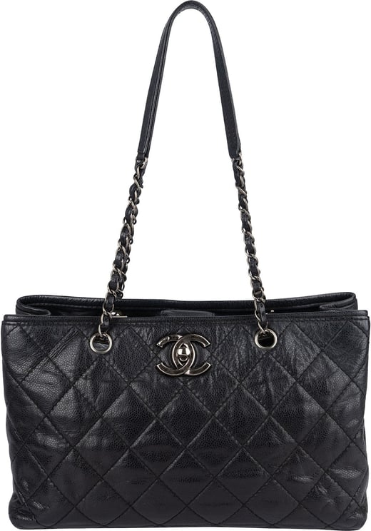 Chanel Chanel Quilted Caviar Leather CC Shoulder Bag