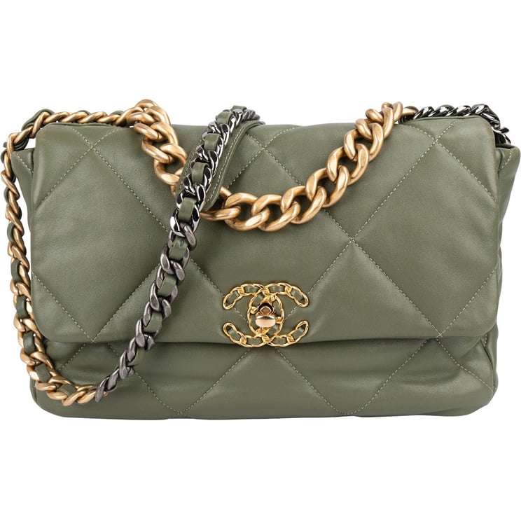 Chanel Chanel 19 Quilted Lambskin Single Flap Crossbody Bag