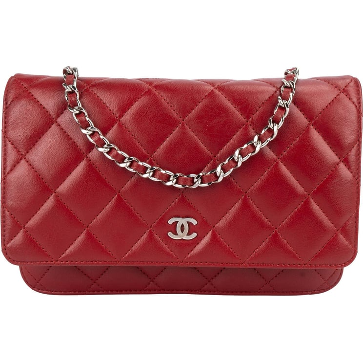 Chanel Chanel Quilted Lambskin Wallet on Chain Crossbody Bag