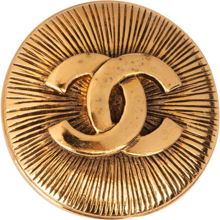 Chanel Chanel Golden CC Starburst Brooch