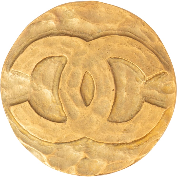 Chanel Chanel Golden Plate Brooch