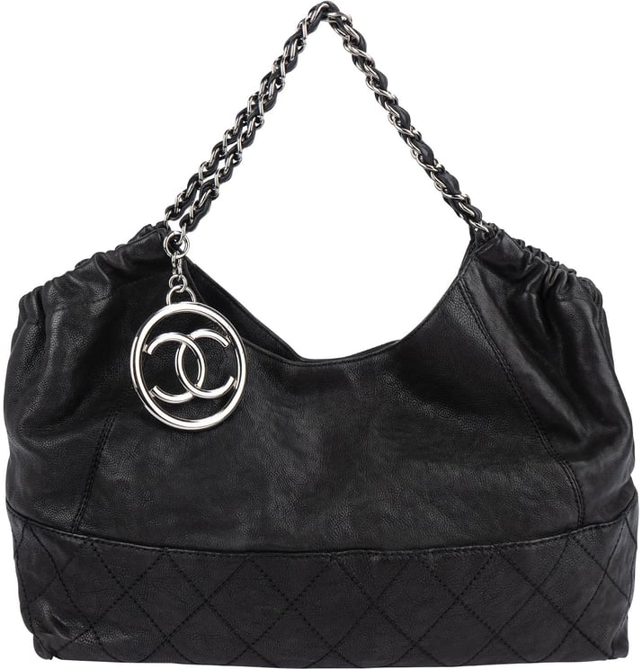 Chanel Chanel Stitchng Caviar Leather CC Handbag