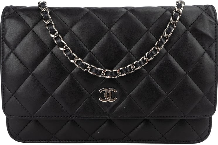 Chanel Chanel Quilted Lambskin Wallet on Chain Crossbody Bag
