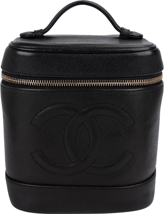 Chanel Chanel Caviar Leather CC Vanity Case Handbag