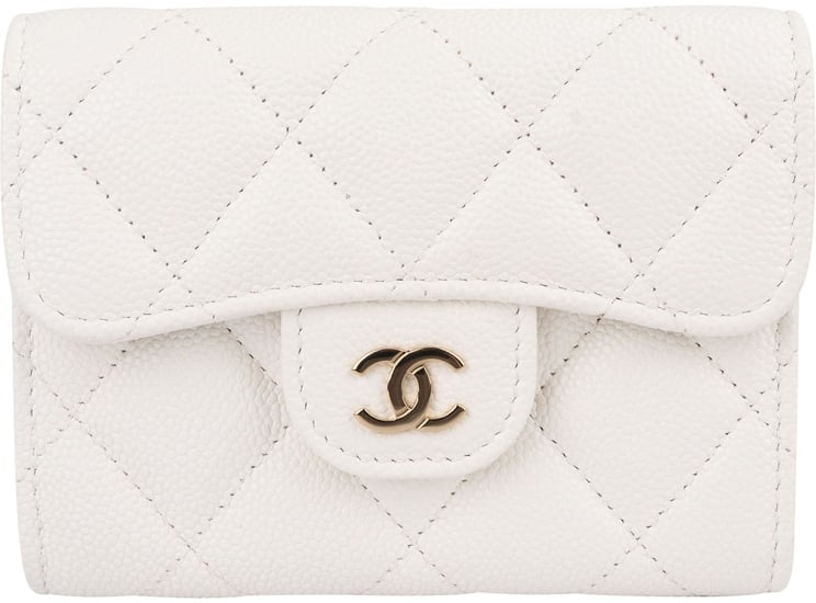 Chanel Chanel Quilted Caviar Leather Classic Coin Mini Wallet