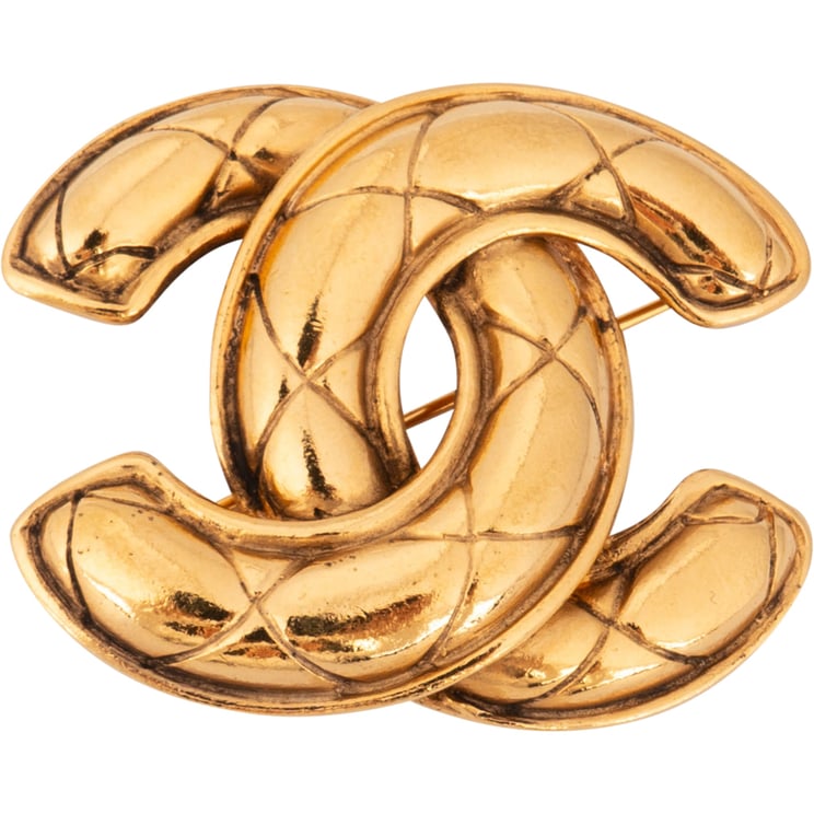 Chanel Chanel Matelasse CC Brooch
