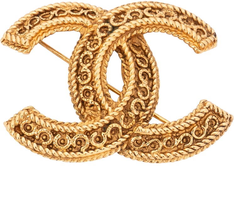 Chanel Chanel Golden CC Ornament Brooch