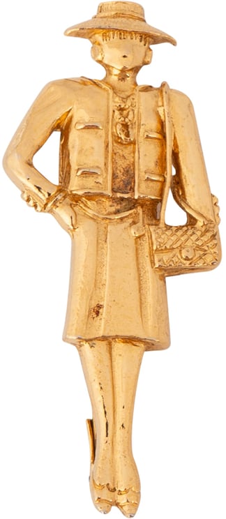 Chanel Chanel Golden Coco Brooch