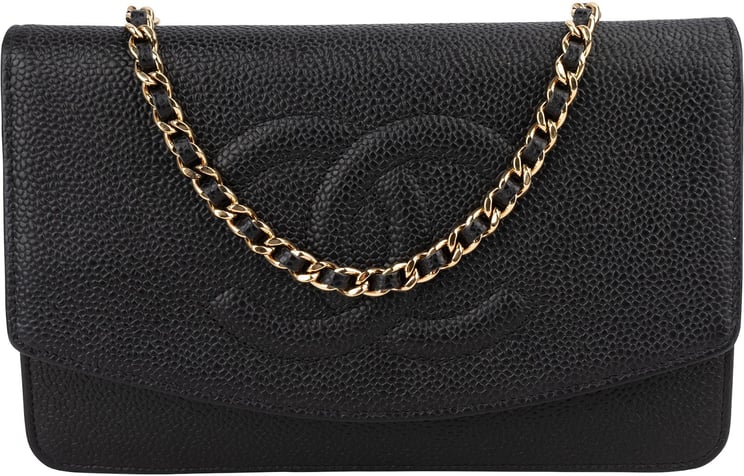 Chanel Chanel Caviar Leather CC Wallet on Chain Crossbody Bag