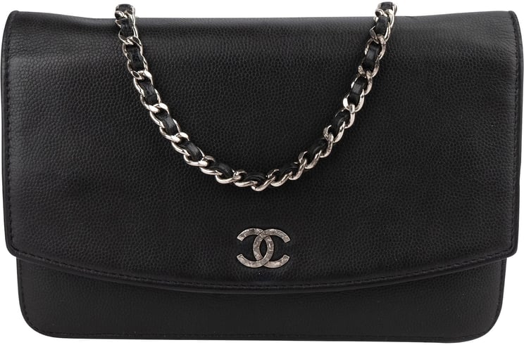 Chanel Chanel Caviar Leather CC Wallet on Chain Crossbody Bag
