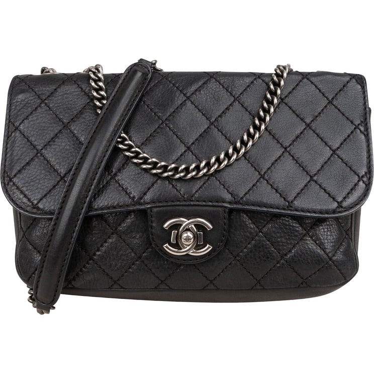 Chanel Chanel Quilted Calfskin Coco Sporran Single Flap Crossbody Bag