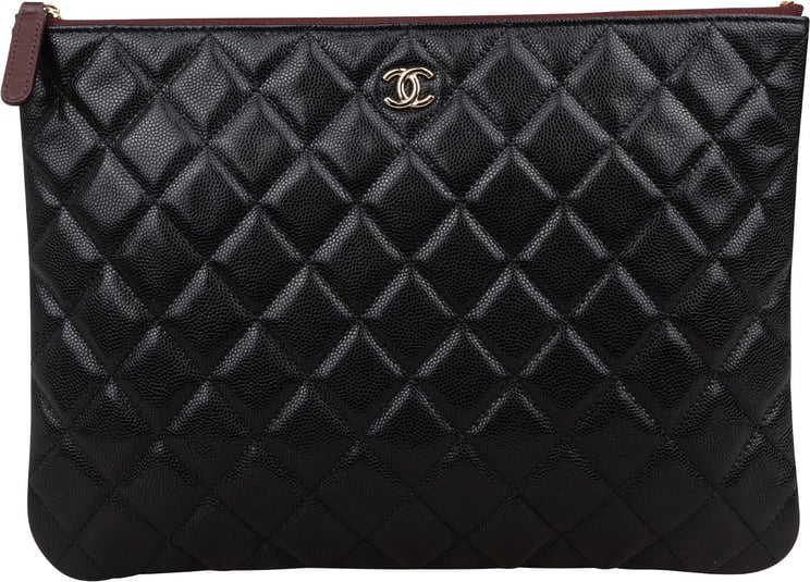 Chanel Chanel Quilted Lambskin CC Clutch