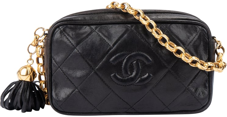 Chanel Chanel Quilted Lambskin CC Mini Camera Crossbody Bag