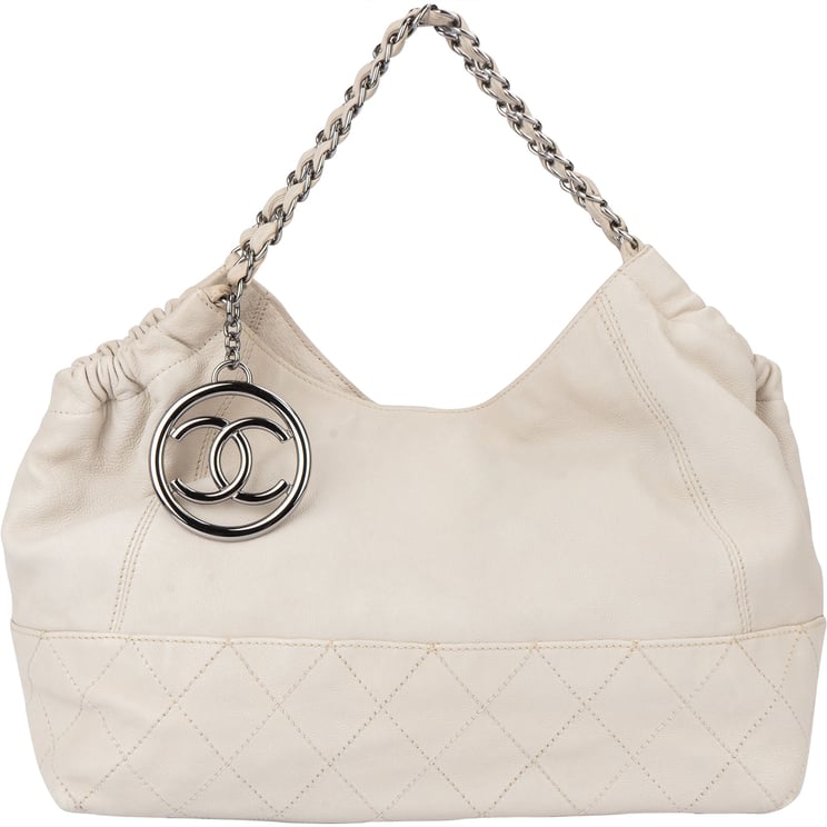 Chanel Chanel Stitching Calfskin CC Cabas Handbag