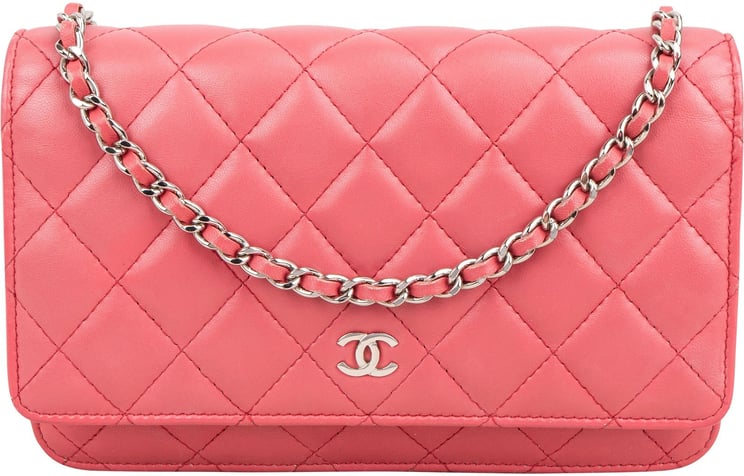Chanel Chanel Quilted Lambskin Wallet On Chain Crossbody Bag