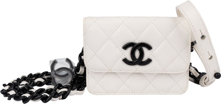 Chanel Chanel Quilted Caviar Leather Single Flap Bum Bag