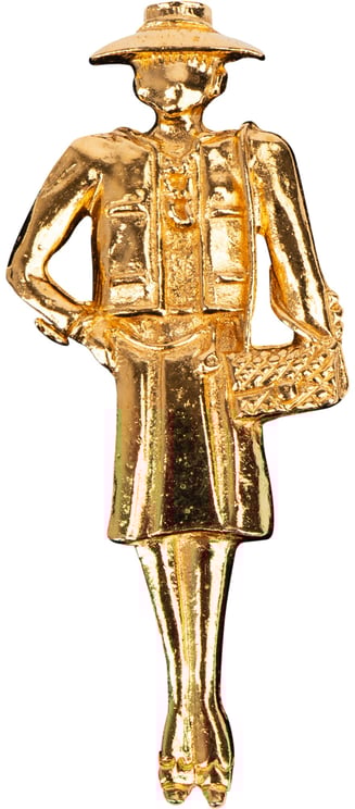Chanel Chanel Golden Coco Brooch