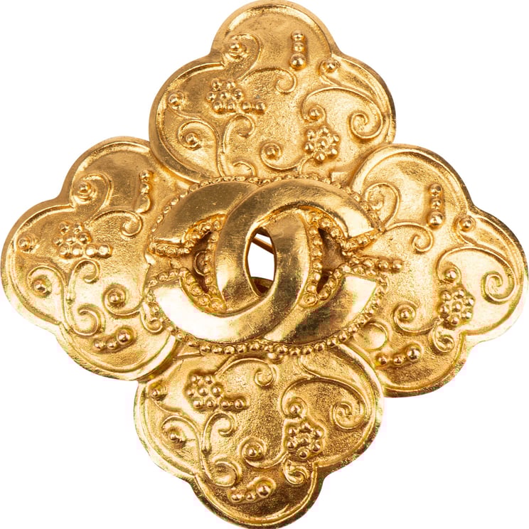 Chanel Chanel Golden Ramble CC Brooch