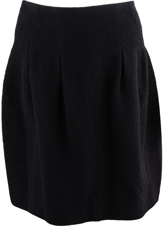 Chanel Chanel Noir Wool Skirt (D36 / FR38)
