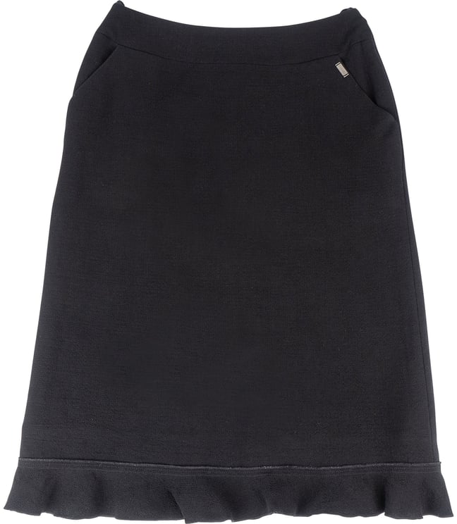 Chanel Chanel Noir Wool Skirt (FR 36 / D 34)