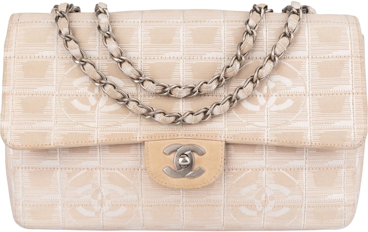 Chanel Chanel Travel Line Monogram Single Flap Crossbody Bag