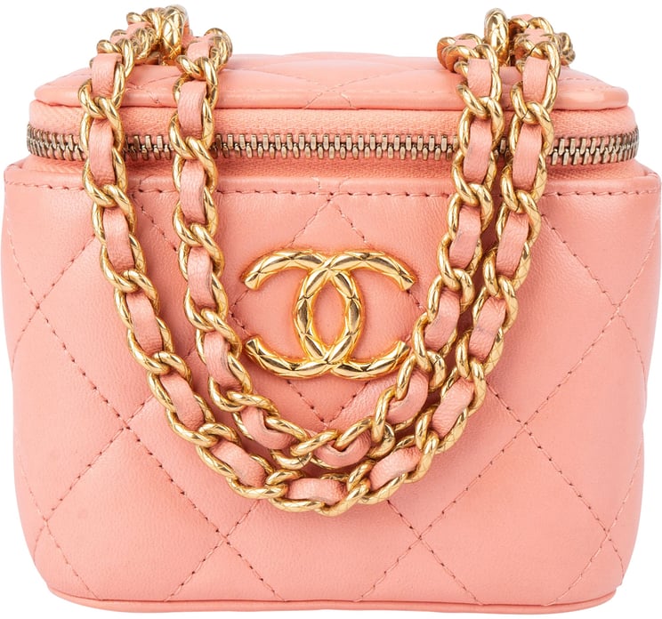 Chanel Chanel Quilted Lambskin Vanity CC Crossbody Bag