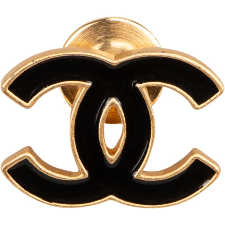 Chanel Chanel CC Emaille Mini Brooch Pin