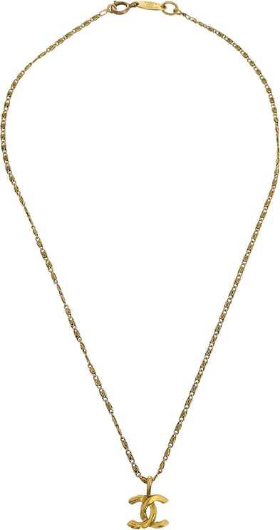 Chanel Chanel Vintage CC Pendant Necklace Metal