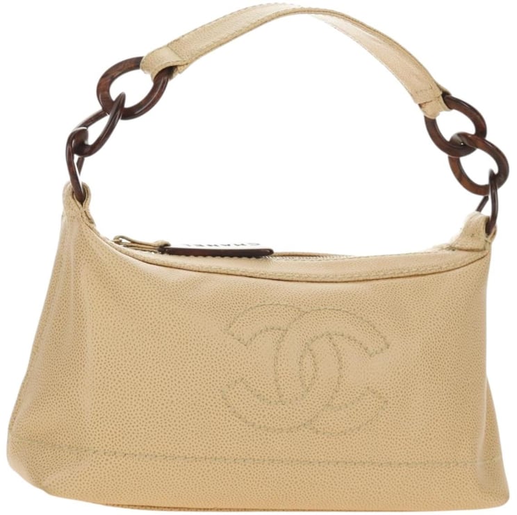 Chanel Chanel Vintage CC Resin Chain Caviar Medium