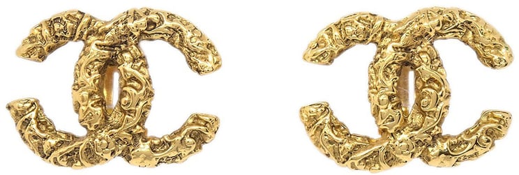 Chanel Chanel CC Clip On Earrings Metal