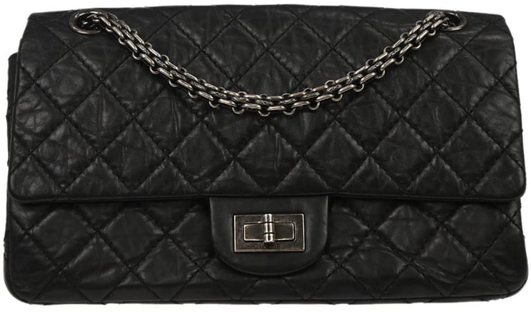 Chanel Chanel So Black Reissue 2.55 Flap Bag Quilted Aged Calfskin 224
