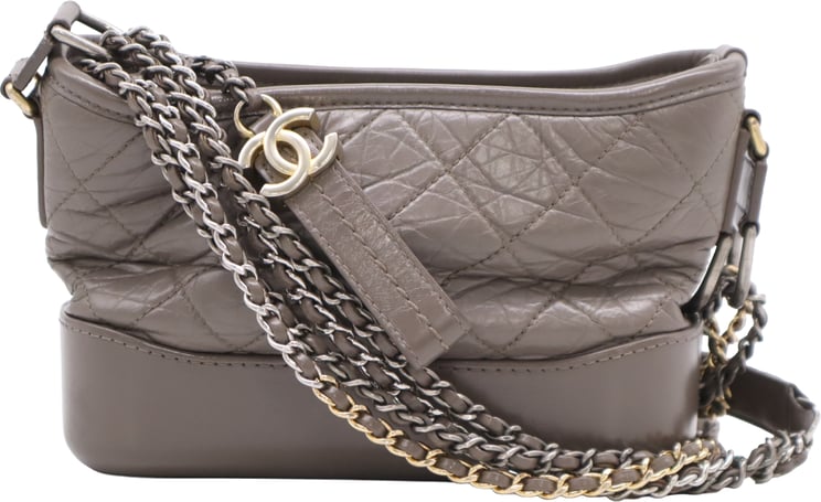 Chanel Chanel Gabrielle Hobo Quilted Aged Calfskin Small