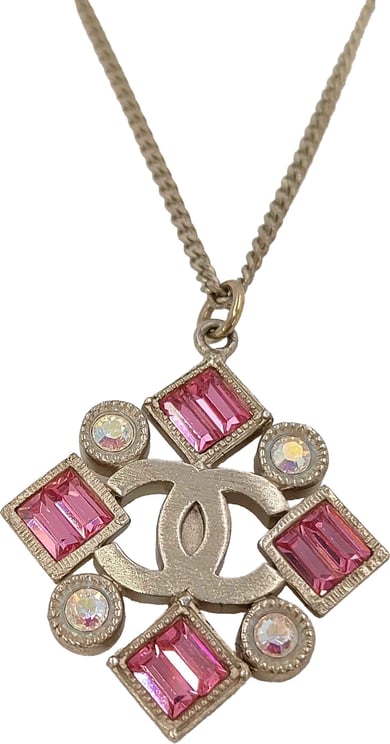 Chanel Chanel CC No. 5 Pendant Necklace Metal with Resin medium