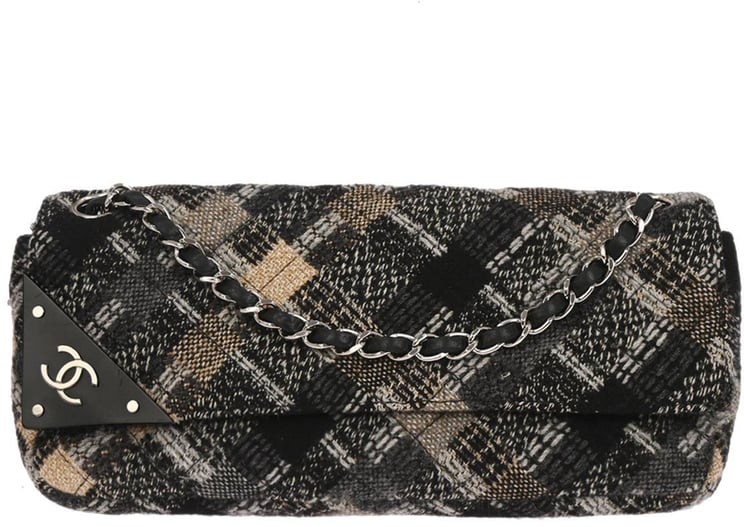 Chanel Chanel CC Tab Flap Shoulder Bag Tweed East West