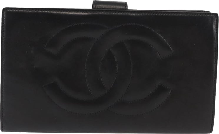 Chanel Chanel Timeless CC French Wallet Leather Long