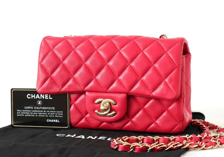 Chanel Chanel Timeless - Classic Double Flap Bag Quilted Lambskin Rectangular Mini 20 x 12 x 6