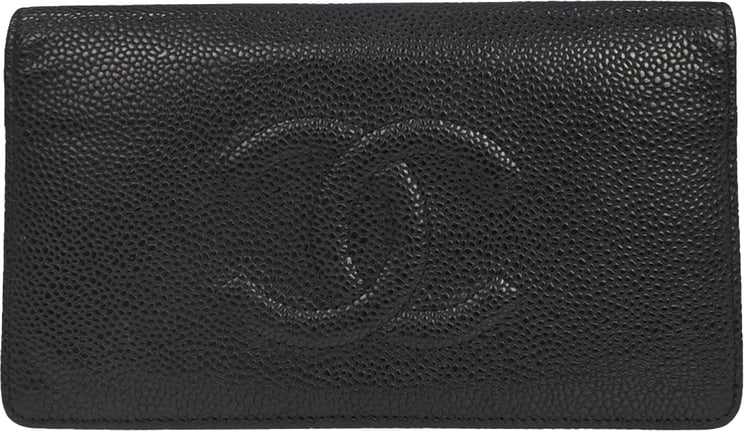 Chanel Chanel CHANEL V Stitch Chevron Long Bifold Wallet Pink Chevron medium