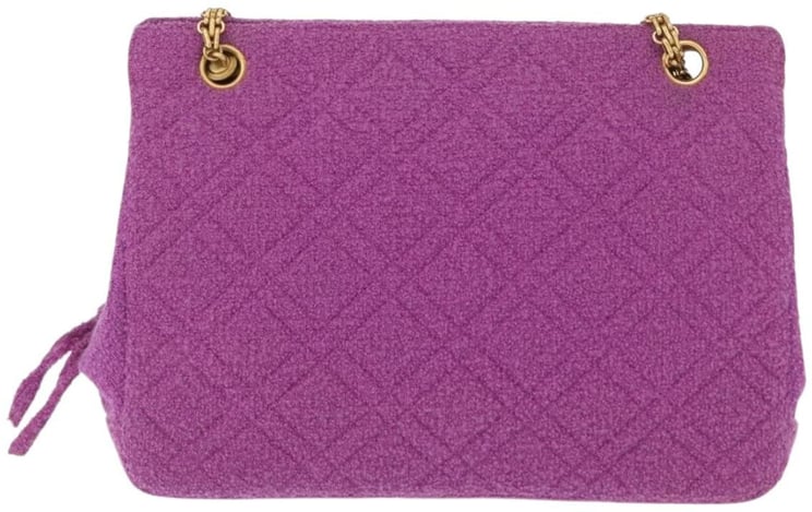 Chanel Chanel Vintage Mademoiselle Chain Zip Tote Quilted Terry Cloth Medium