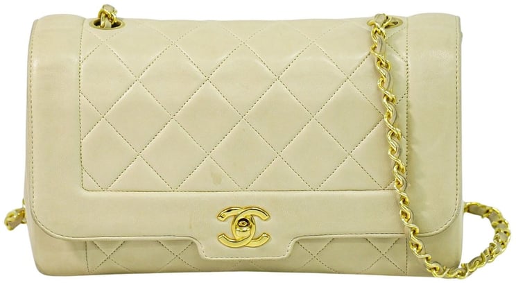 Chanel Chanel Vintage CC Chain Flap Bag Quilted Lambskin Medium