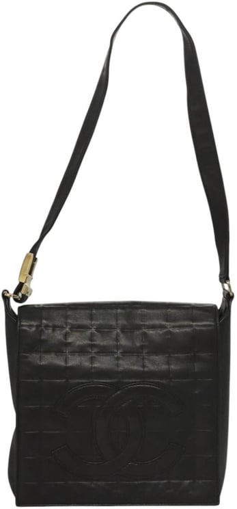 Chanel Chanel Chocolate Bar CC Shoulder Bag Quilted Leather Small